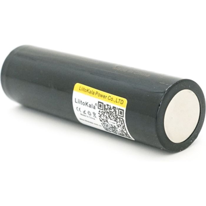 Аккумулятор 18650 3400mah (3250-3350mah), 3.7V(2.75-4.2V), Black Liitokala (Lii-34A) изображение 2