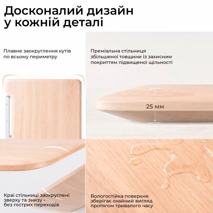 Компьютерный стол Sihoo с электрорегулировкой высоты D07 1.6m Maple/White (D07B-102/D07J-102-AB) изображение 10