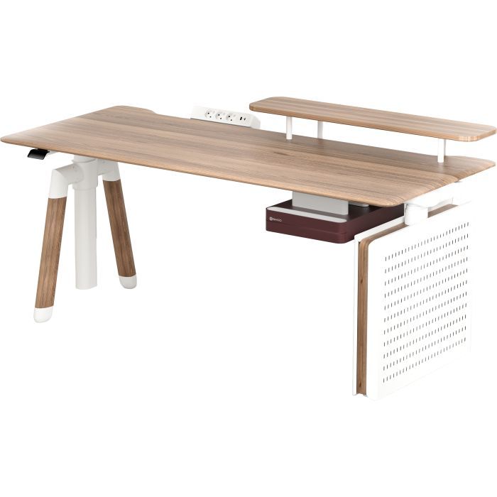 Компьютерный стол Sihoo с электрорегулировкой высоты D07 1.6m Maple/White (D07B-102/D07J-102-AB)