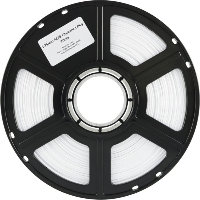 Пластик для 3D-принтера Flashforge PETG 1,75mm 1kg White (PETW1) изображение 2