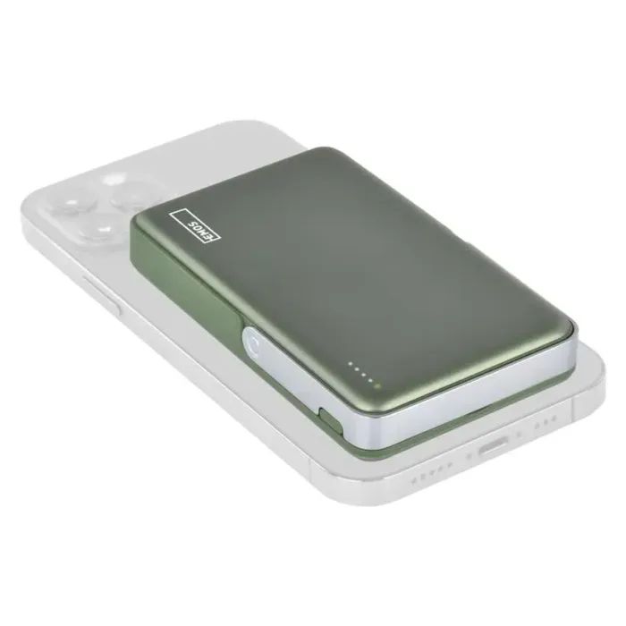 Батарея универсальная EMOS 10000mAh, MagSafe, 20W, green (B0552AG) изображение 11