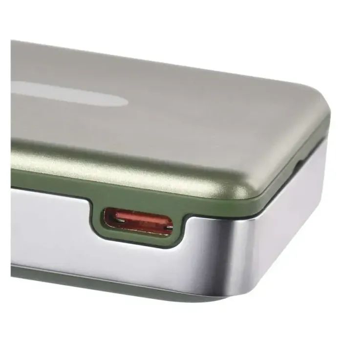 Батарея универсальная EMOS 10000mAh, MagSafe, 20W, green (B0552AG) изображение 8