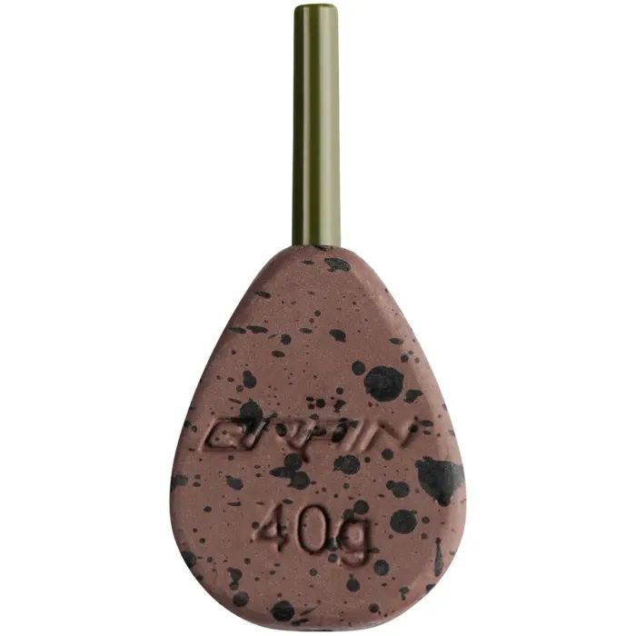 Грузило Brain In-Line Flat Lead 140g 2шт/уп Brown (1858.32.20)