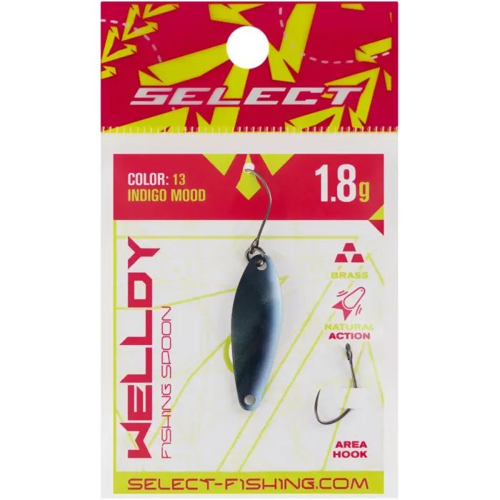 Блешня Select Welldy 1.8g 31mm 17 DarkSpace Chartreuse (1870.80.94) зображення 2