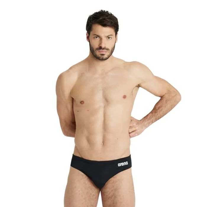 Плавки Arena Team Swim Briefs Solid 004773-504 темно-сірий 75 (3468337617723)