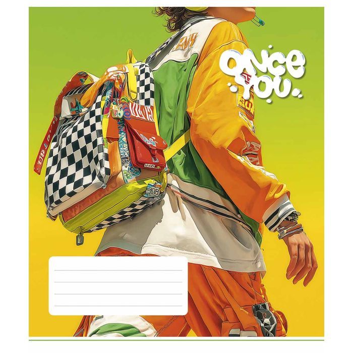 Зошит Школярик Once You 48 аркушів лінія (048-3604L) зображення 5
