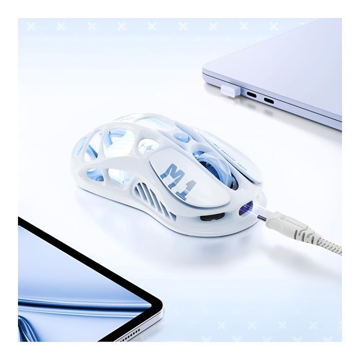 Мишка GravaStar Mercury M1 Pro Wireless/Bluetoot/USB Yellow (GSM1PRO_YLW) зображення 7