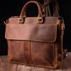 Сумка Vintage Кожаная Коричневая (22673) изображение 12