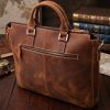 Сумка Vintage Кожаная Коричневая (22673) изображение 7