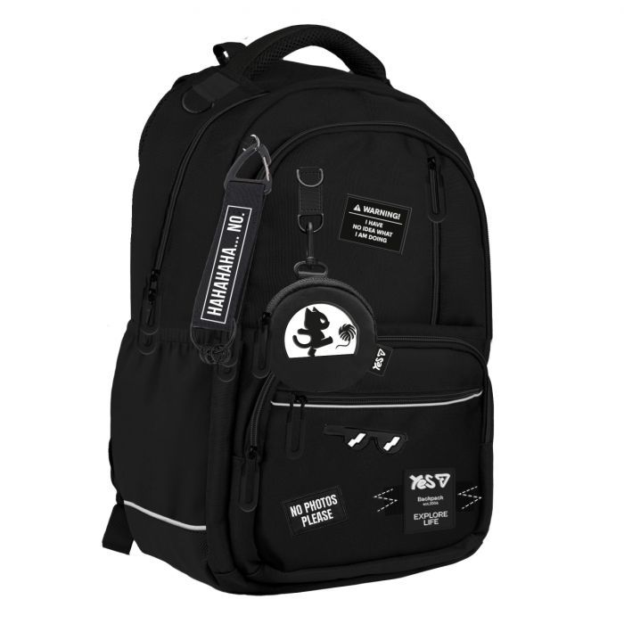 Рюкзак школьный Yes Black Cat TS-50L (550374)
