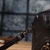 Сумка Vintage Из натуральной кожи Черная (22922) изображение 13