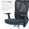 Офісне крісло OfficePro Aero OC490B Black (OC490B) зображення 13