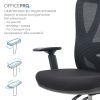 Офісне крісло OfficePro Aero OC490B Black (OC490B) зображення 15