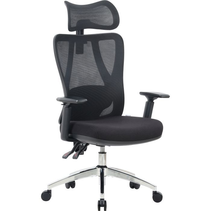 Офісне крісло OfficePro Aero OC490B Black (OC490B) зображення 3