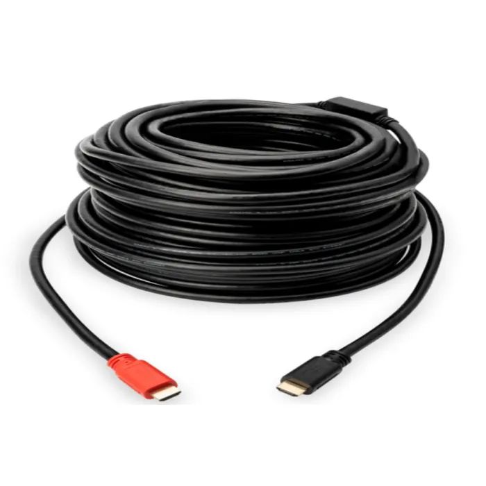 Кабель мультимедійний HDMI M to HDMI M 20.0m Full HD 60Hz AOC w/Amplifier black Digitus (AK-330105-200-S) зображення 2
