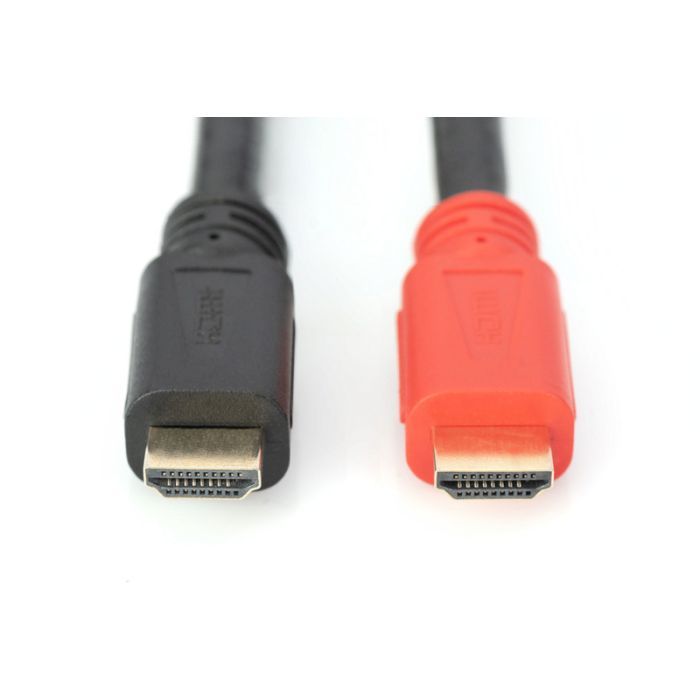 Кабель мультимедійний HDMI M to HDMI M 20.0m Full HD 60Hz AOC w/Amplifier black Digitus (AK-330105-200-S) зображення 3