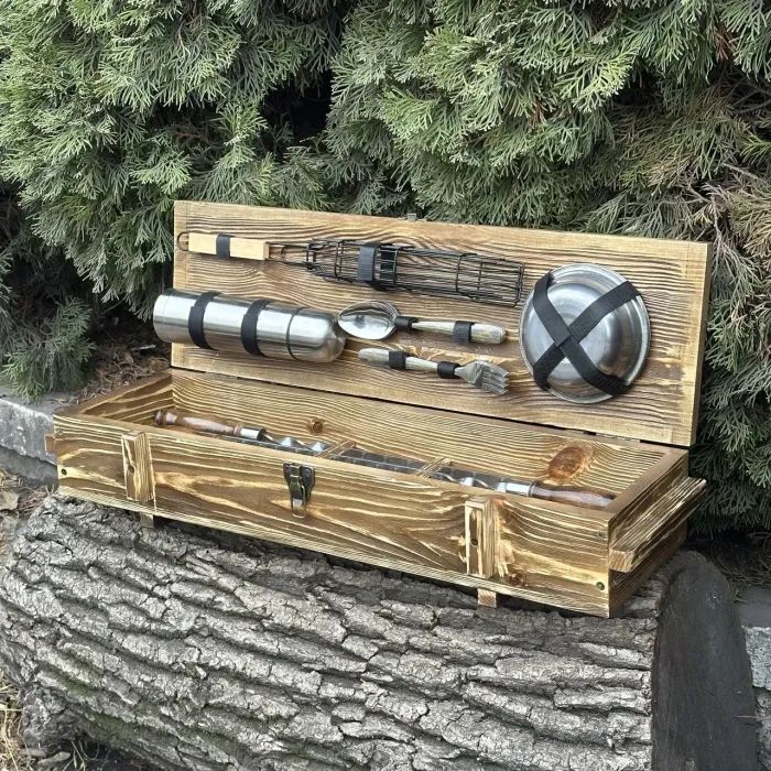 Набор для барбекю Metalzavod Комбат бірюзовий (PN-Kombat-BRZ) изображение 4