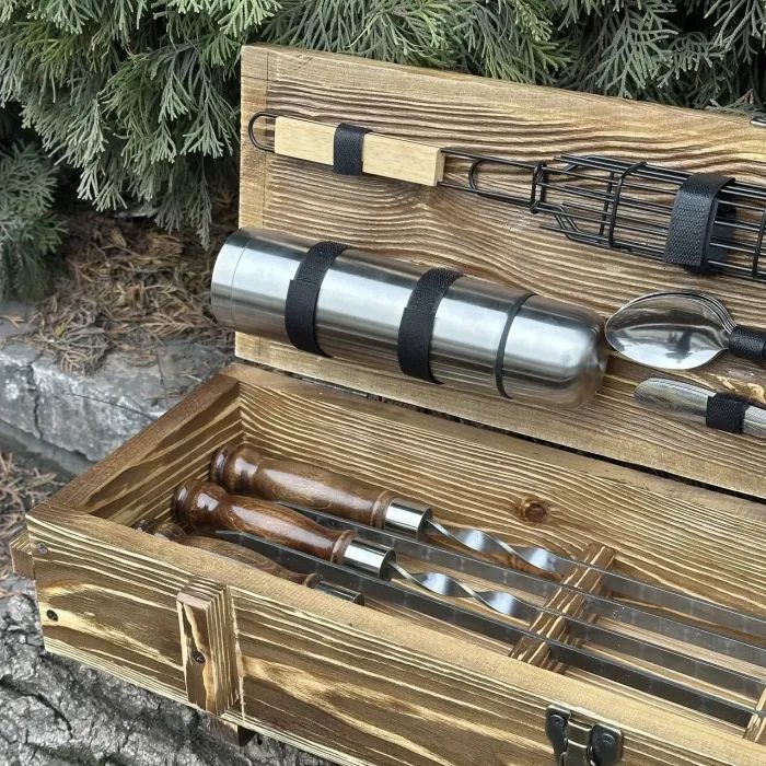 Набор для барбекю Metalzavod Комбат бірюзовий (PN-Kombat-BRZ) изображение 5