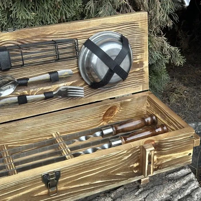 Набор для барбекю Metalzavod Комбат бірюзовий (PN-Kombat-BRZ) изображение 6