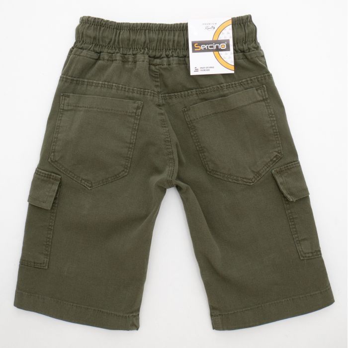 Шорты детские Sercino с накладными карманами (24282-98B-green) изображение 6