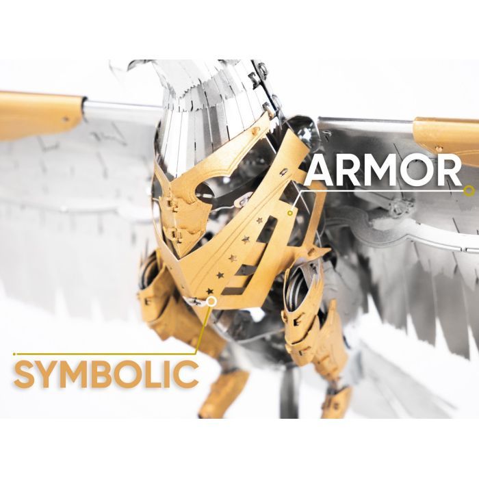 Конструктор Metal Time Коллекционная модель Unity Wings Eagle Golden Armor (MT101GA/READY) изображение 6