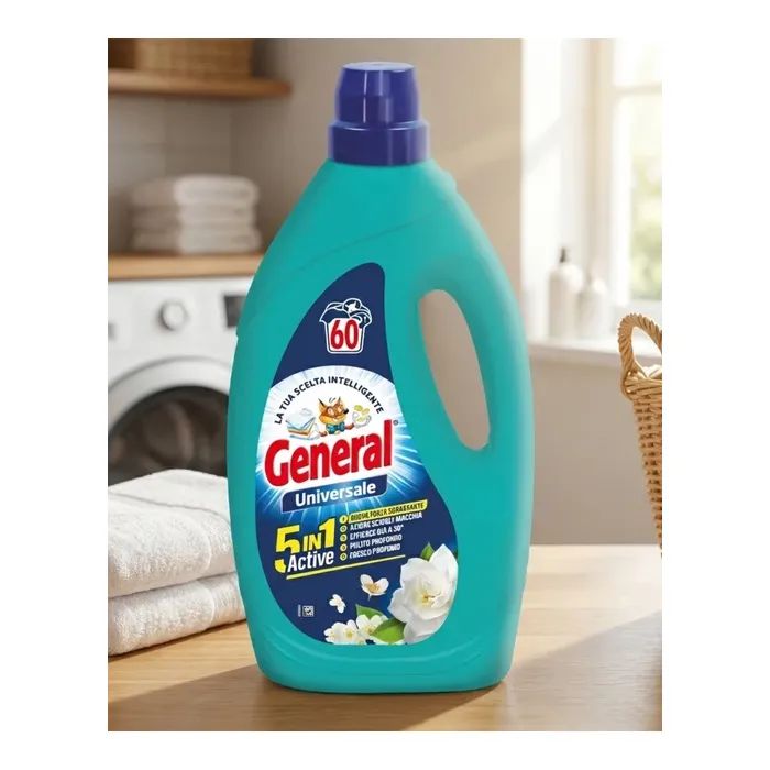 Гель для стирки General 5-в-1 Универсальный 1.98 л (8001990039041) изображение 3