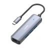 Концентратор LDNIO USB-C 4-in-1 3xUSB 3.0 + 1xRJ45 (DS-124C) изображение 6
