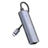 Концентратор LDNIO USB-C 4-in-1 3xUSB 3.0 + 1xRJ45 (DS-124C)