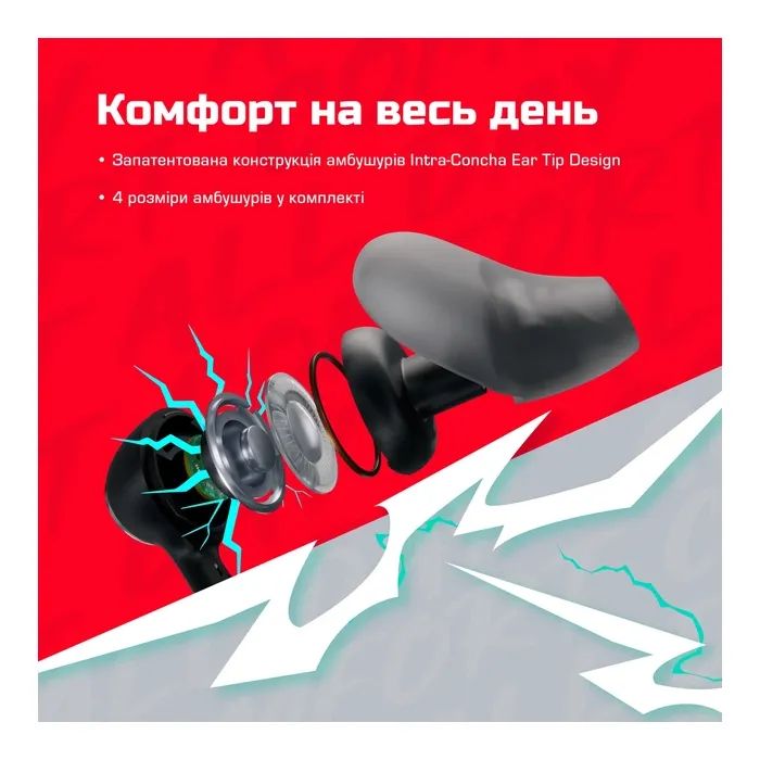 Навушники HyperX Cloud Earbuds III Wired Red (BN7S0AA) зображення 2