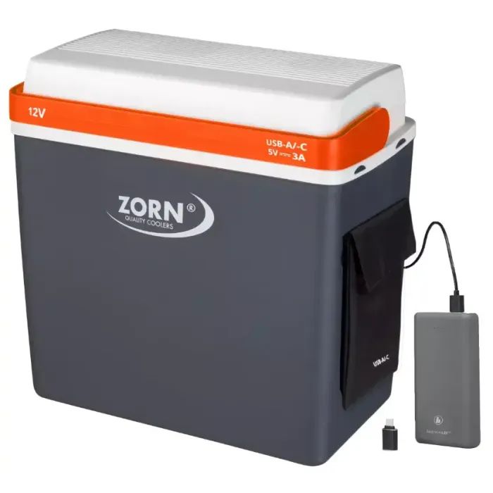 Автохолодильник Zorn Z-24 + USB 12 V сірий (4251702500954) зображення 2