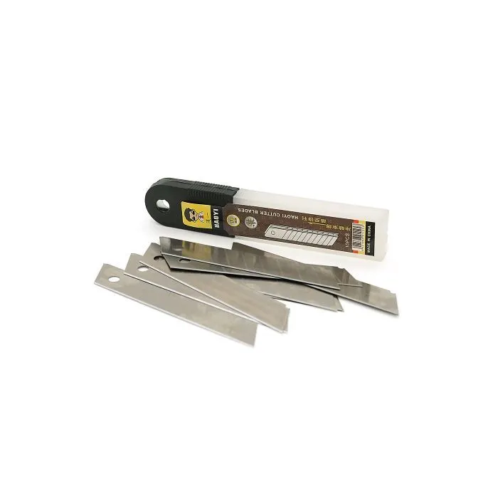 Лезвия для канцелярских ножей Voltronic 18мм, 10шт., Box (FM-LFKN/10)