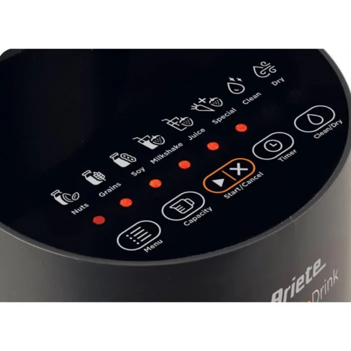 Блендер Ariete 650 BK для приготування рослинного молока изображение 2
