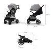 Коляска Kinderkraft Grande 2 Grey (KSGRAN02GRY0000) (5902533929610) зображення 5