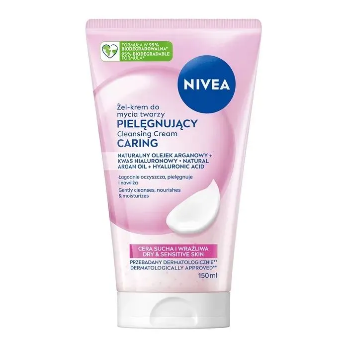 Крем для умывания Nivea Caring Cleansing Cream 150 мл (9005800393728)