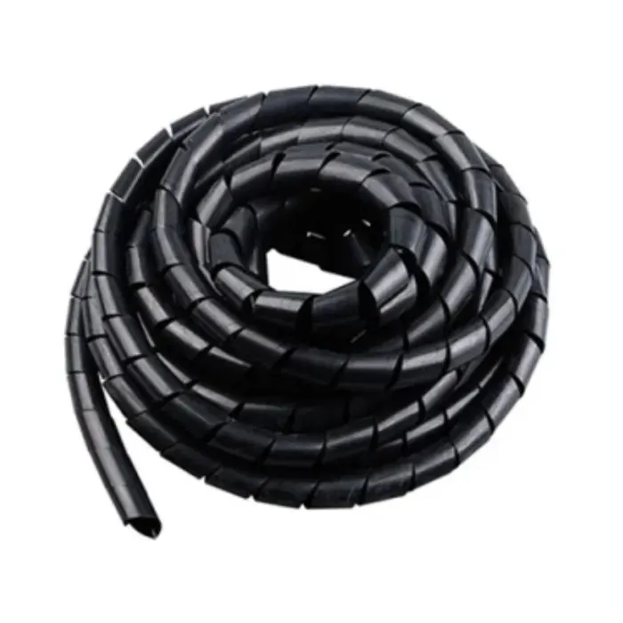 Органайзер для дротів спіральний, діаметр 12mm, довжина 8m, black Voltronic (YT-12-8B)
