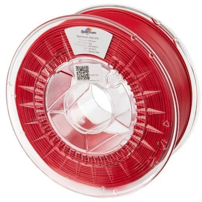 Пластик для 3D-принтера Spectrum ASA 275 1.75mm 1kg Red, Bloody (80300)