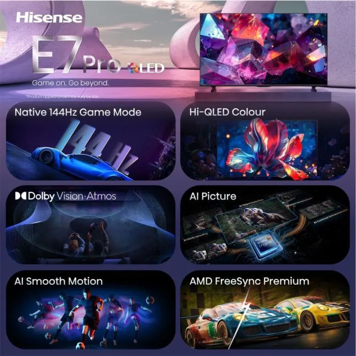 Телевізор Hisense 85E7S PRO зображення 3