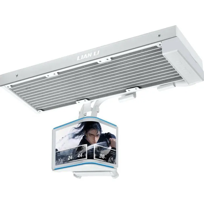 Система рідинного охолодження Lian Li Hydroshift II OLED Curved 360 Fanless, White (G89.GHS2OLDC36NW.00)