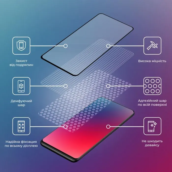 Стекло защитное XoKo Full Cover Ultra-Thin 0.25mm Xiaomi Redmi Note 15 4G Black (XK-FCU-XM-N15) изображение 4