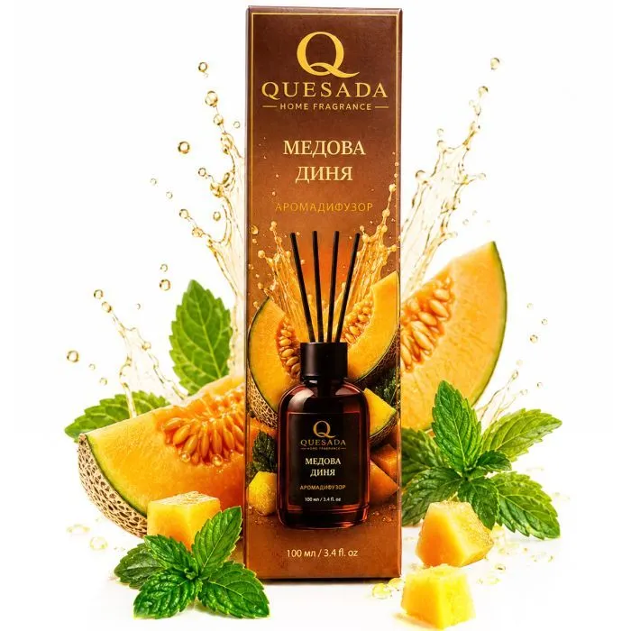Аромадифузор Quesada Медова диня 100 мл (4823135701385) зображення 3