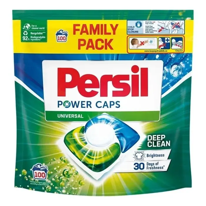 Капсулы для стирки Persil Power Caps Universal Deep Clean 100 шт. (9000101859287)