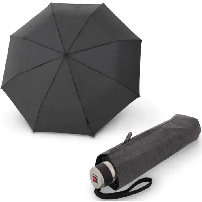 Зонт Knirps Chrome Matt Manual Melange Black механічна, складана (Kn95-8041-4119) изображение 2