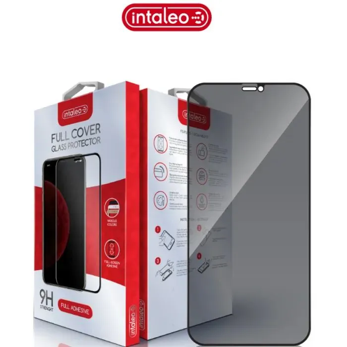 Скло захисне Intaleo Privacy Apple iPhone 12 Pro Black (1283126621369)