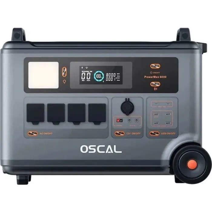Зарядная станция Oscal PowerMax 6000W, 3600Wh (PowerMax 6000) изображение 3
