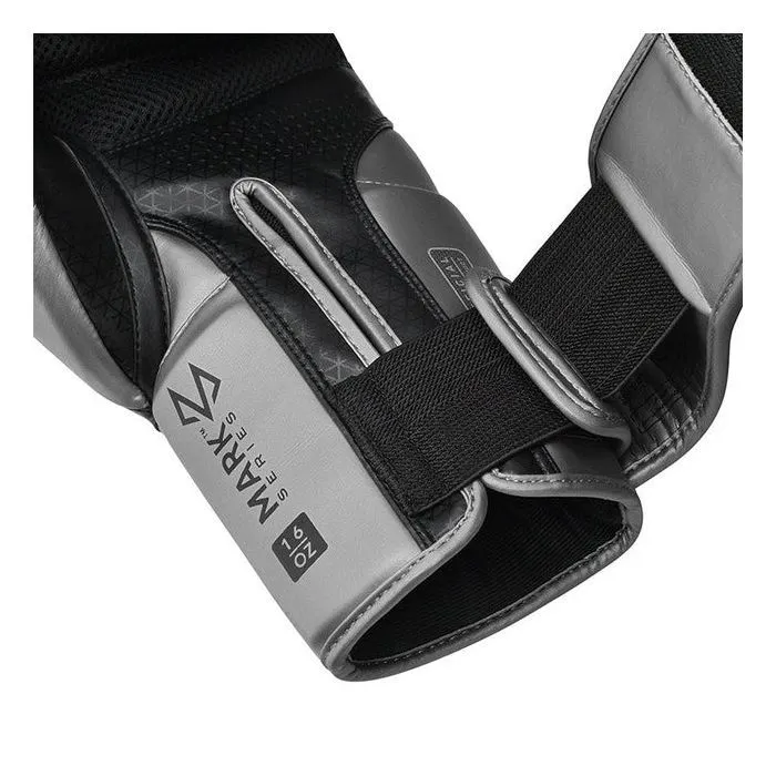 Боксерські рукавички RDX Mark Pro Sparring Tri Lira 2 Silver 12 oz (BGM-PSTL2S-12OZ) зображення 4