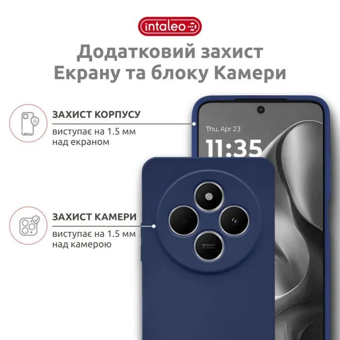 Чохол до мобільного телефона Intaleo SoftShell Xiaomi Redmi A4 Blue (1283126632433) зображення 3