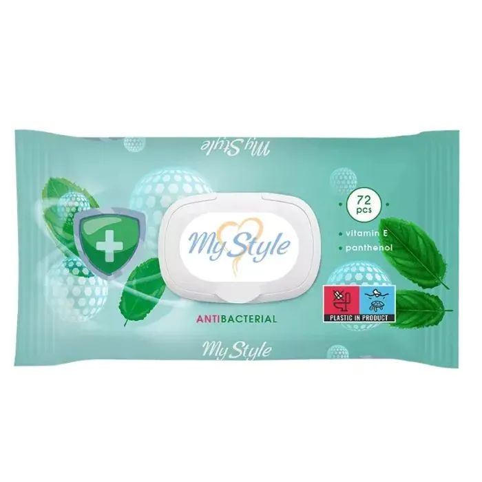 Вологі серветки My Style Antibacterial 72 шт (4820270632277)