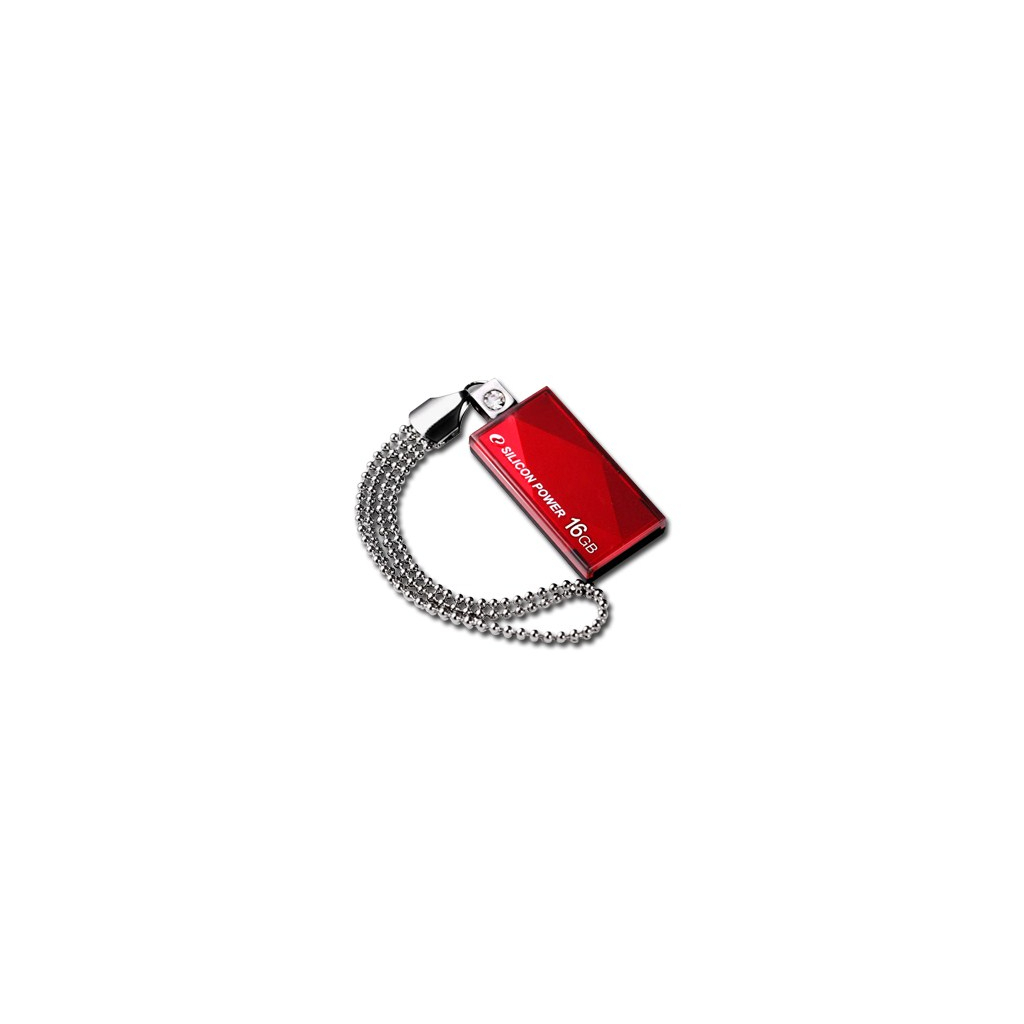 USB флеш накопичувач Silicon Power 16Gb Touch 810 red (SP016GBUF2810V1R)
