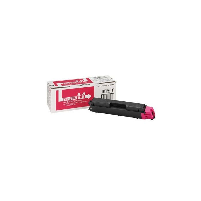 Тонер-картридж Kyocera TK-590M magenta (FS-C2026/2126/5250) (1T02KVBNL0)