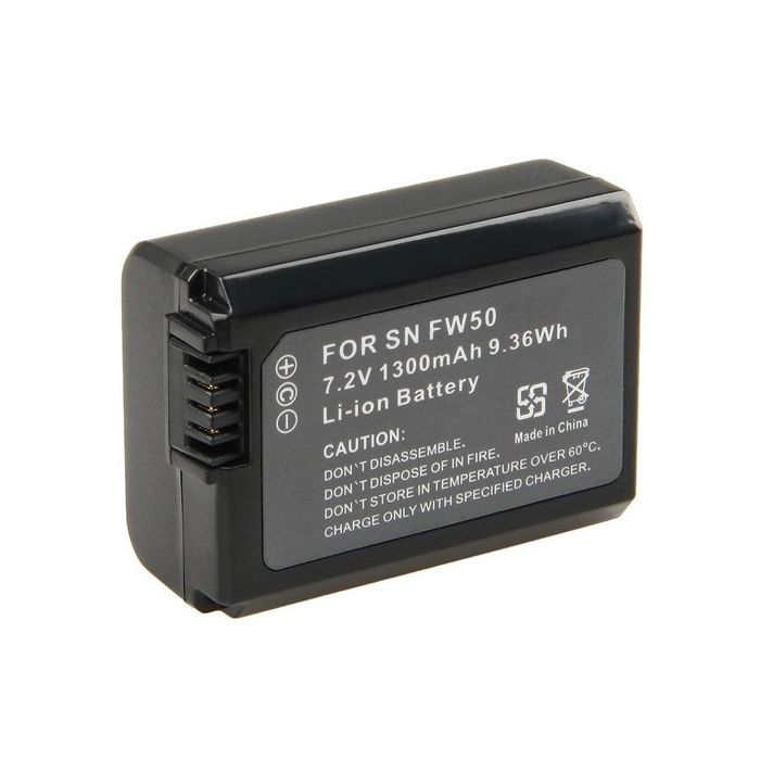 Аккумулятор к фото/видео PowerPlant Sony NP-FW50 (DV00DV1280) изображение 2
